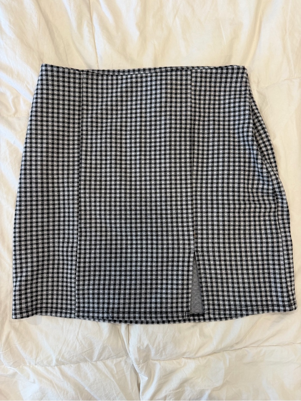 Black and White Mini Skirt